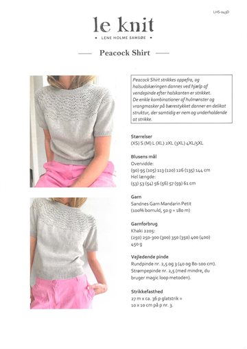le knit mønster